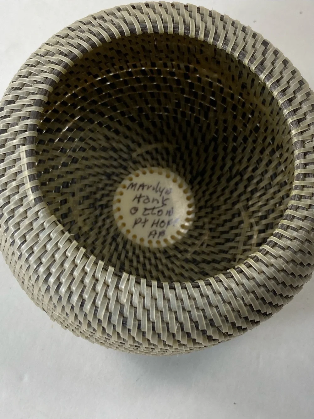 Marilyn Hank handcrafted woven